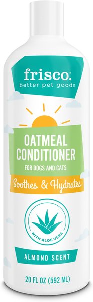 Frisco Oatmeal Conditioner with Aloe for Dogs & Cats, Almond Scent, 20-oz bottle slide 1 of 5