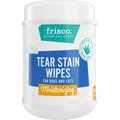 Frisco Moisturizing Tear Stain Wipes with Aloe for Dogs & Cats, 60 count