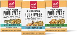 The Honest Kitchen Pumpkin POUR OVERS Variety Pack Wet Dog Food Toppers, 5.5-oz, 3 pack