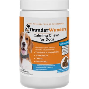 ThunderWunders Melatonin Calming Dog Chews, 180 Count