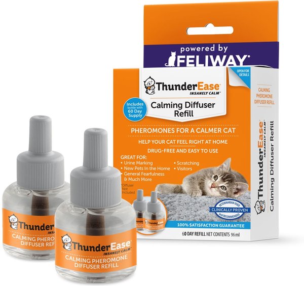 ThunderEase Calming Diffuser Refill for Cats, 30 day, 2 count slide 1 of 4