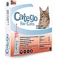 Catego Flea & Tick Spot Treatment for Cats, over 1.5 lbs, 3 Doses (3-mos. supply)
