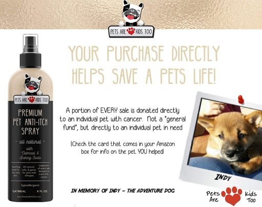 Pets Are Kids Too Premium Anti-Itch Dog & Cat Spray, 8-oz bottle
