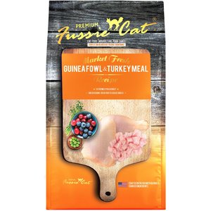 Fussie Cat Market Fresh Guinea Fowl & Turkey Meal Recipe Grain-Free Dry Cat Food, 10-lb bag