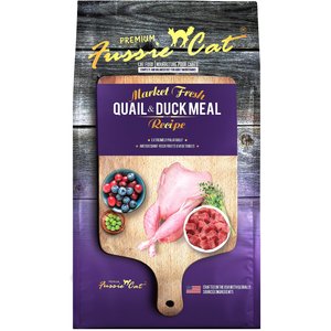 Fussie Cat Market Fresh Quail & Duck Meal Recipe Grain-Free Dry Cat Food, 2-lb bag