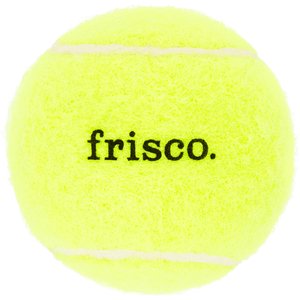 Frisco Fetch Squeaky Tennis Ball Dog Toy, Medium, 1 count