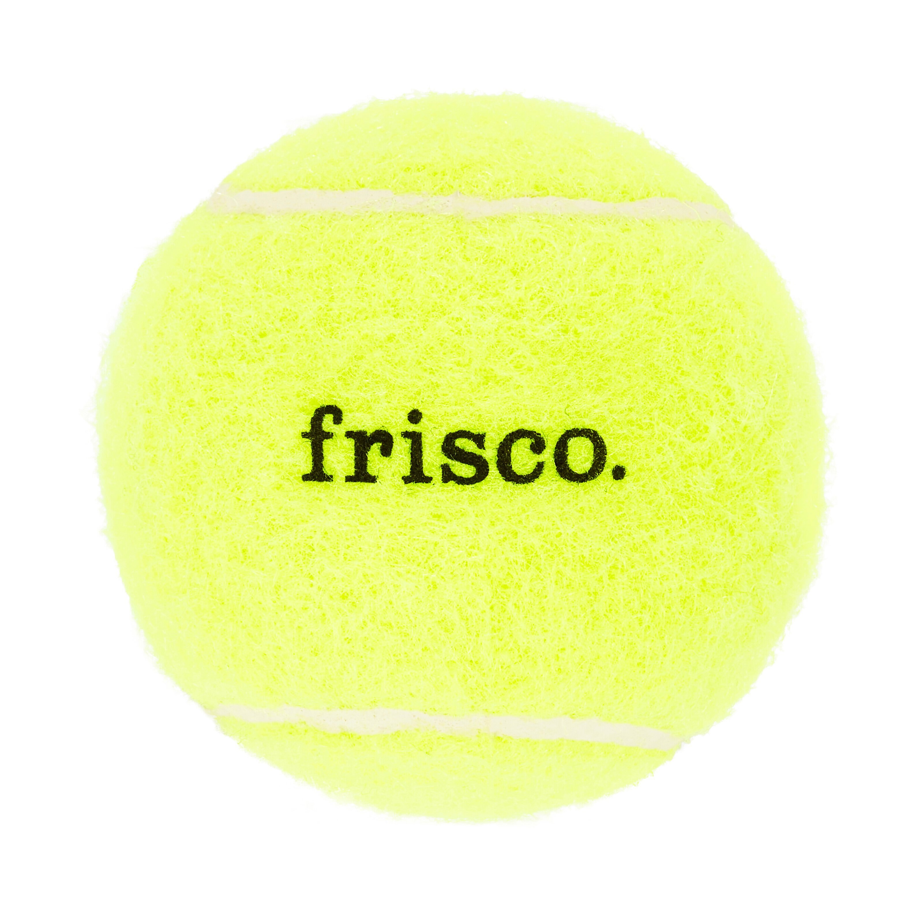 FRISCO Fetch Squeaky Tennis Ball Dog Toy Customer Questions
