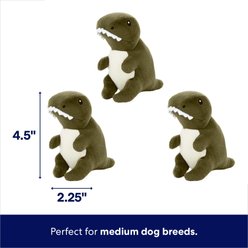 Frisco Volcano & Dinosaurs Hide & Seek Puzzle Plush Squeaky Dog Toy Refills, Medium, 3 count slide 2 of 5