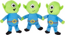 Frisco Hide & Seek Plush Flying Saucer Puzzle Dog Toy Refills, 3-pack