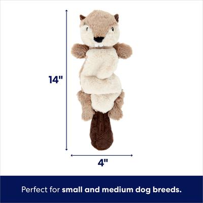 Show full view: Frisco Beaver Bungee Plush Squeaky Dog Toy, Small/Medium slide 2 of 7