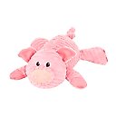 Frisco Pig Corduroy Plush Squeaky Dog Toy, Medium/Large