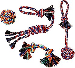 Frisco Rope Multipack Dog Toy, Small/Medium, 4 count