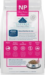 Blue Buffalo Natural Veterinary Diet NP Novel Protein Alligator Grain-Free Dry Cat Food, 7-lb bag slide 2 of 9