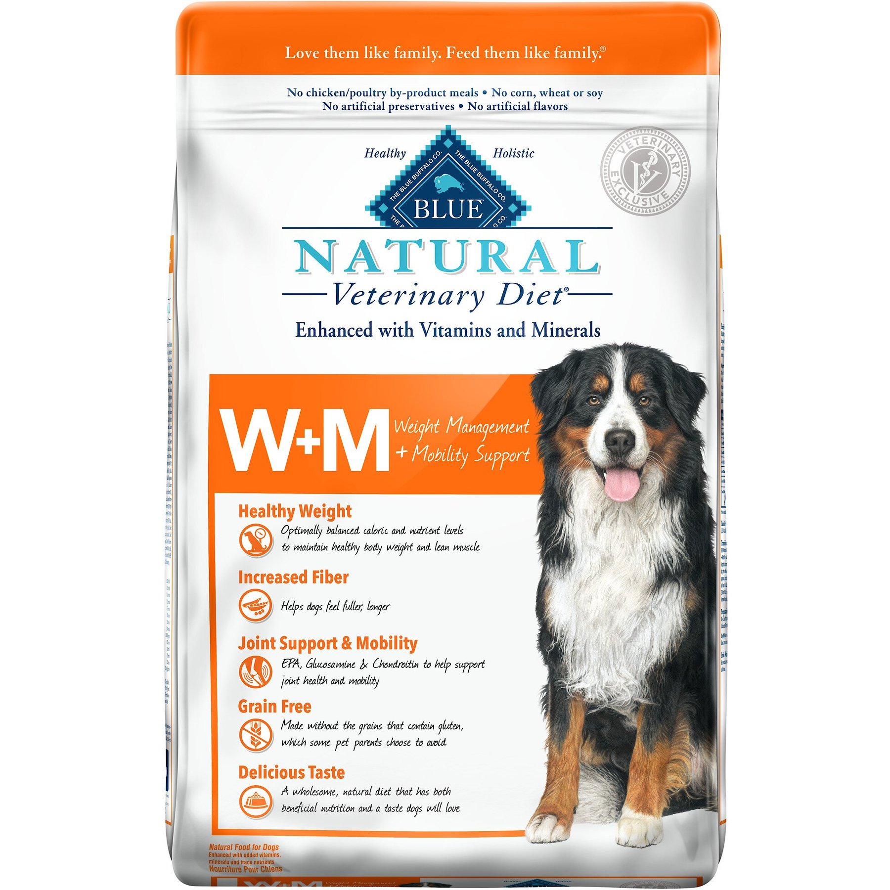 BLUE BUFFALO NATURAL VETERINARY DIET W M Weight Management