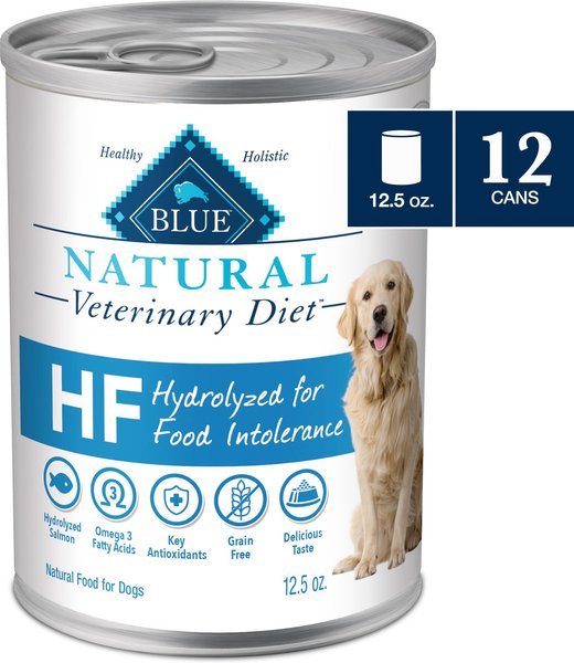 Image showcasing BLUE BUFFALO NATURAL VETERINARY DIET HF Hydrolyzed for Food Intolerance ...