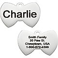Frisco Stainless Steel Personalized Dog & Cat ID Tag, Bow Tie, Small