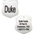 Frisco Stainless Steel Personalized Dog & Cat ID Tag, Badge