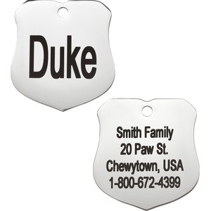 GoTags Personalized Stainless Steel Badge ID Tag