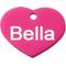 Show in main carousel: GoTags Anodized Aluminum Personalized Dog ID Tag, Heart, Pink, Small slide 3 of 7