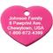 Show in main carousel: GoTags Anodized Aluminum Personalized Dog ID Tag, Heart, Pink, Small slide 4 of 7