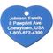 Show in main carousel: GoTags Anodized Aluminum Personalized Dog ID Tag, Heart, Blue, Regular slide 4 of 7