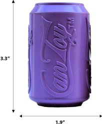 SodaPup Can Treat Dispensing Tough Dog Chew Toy, Grape Crush, Medium slide 2 of 9