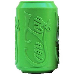 SodaPup Can Treat Dispensing Tough Dog Chew Toy, Lemon Lime, Medium