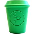 SodaPup Coffee Cup Treat Dispensing Tough Dog Chew Toy, Green, Large