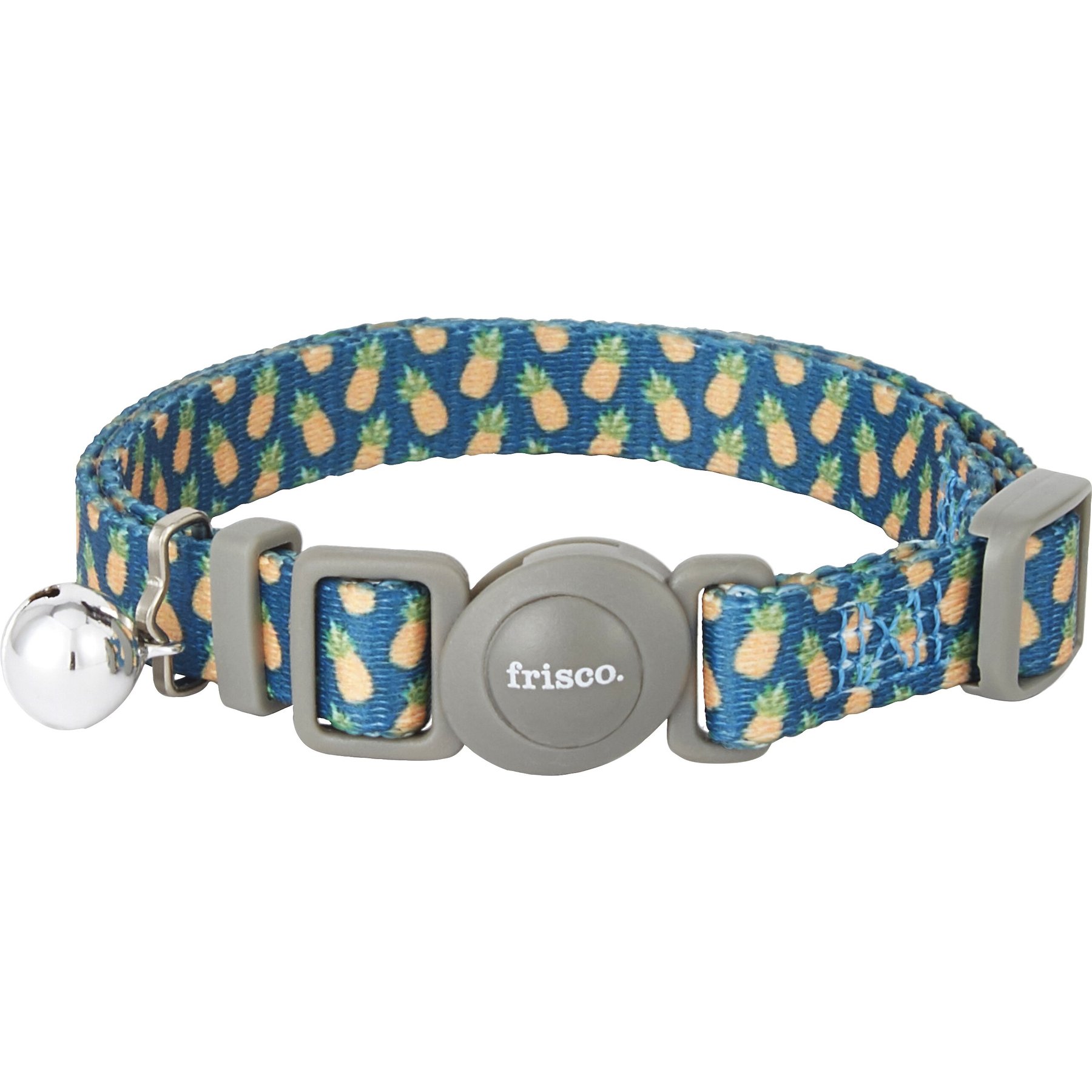 Frisco Pineapple Frenzy Polyester Dog Collar