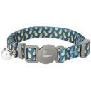 Frisco Pineapple Polyester Breakaway Cat Collar with Bell, 8 to 12-in neck, 3/8-in wide