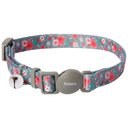Frisco Rose Polyester Breakaway Cat Collar with Bell, 8 to 12-in neck, 3/8-in wide
