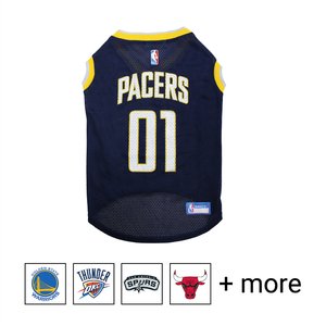 Pets First NBA Dog & Cat Mesh Jersey, Indiana Pacers, X-Small