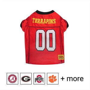 Pets First NCAA Dog & Cat Mesh Jersey, Maryland Terrapins, Large