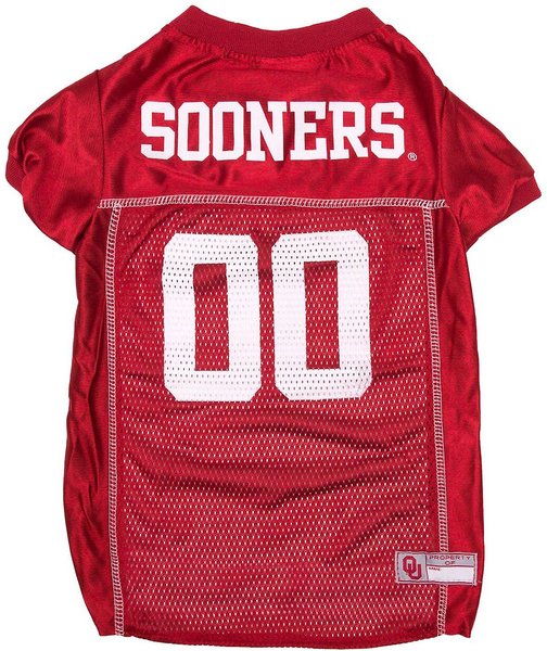 Pets First NCAA Dog & Cat Jersey, Oklahoma Sooners, Small slide 1 of 6