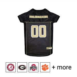 Pets First NCAA Dog & Cat Mesh Jersey, Purdue Boilermakers, Small