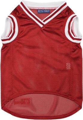 Show full view: Pets First NCAA Basketball Dog & Cat Mesh Jersey, Indiana Hoosiers, Large slide 4 of 7