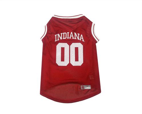 Show full view: Pets First NCAA Basketball Dog & Cat Mesh Jersey, Indiana Hoosiers, Medium slide 4 of 6