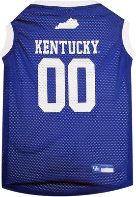 Show full view: Pets First NCAA Basketball Dog & Cat Mesh Jersey, Kentucky Wildcats, Large slide 4 of 6
