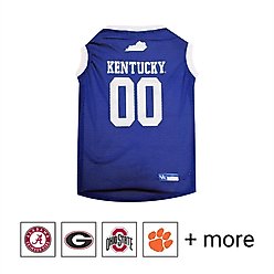 Pets First NCAA Basketball Dog & Cat Mesh Jersey, Kentucky Wildcats, X-Small
