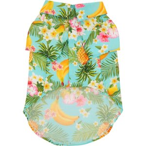 Frisco Pineapple Hawaiian Camp Dog & Cat Shirt, X-Small