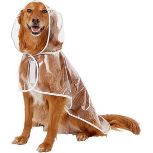 Frisco Lightweight Clear Vinyl Dog Raincoat, XX-Large