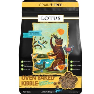 Lotus Wholesome Chicken Grain-Free Recipe Dry Cat Food, 2.2-lb bag