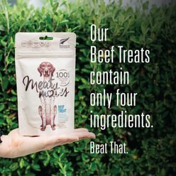 Meat Mates Beef Freeze-Dried Raw Dog Treats, 1.7-oz bag slide 2 of 9