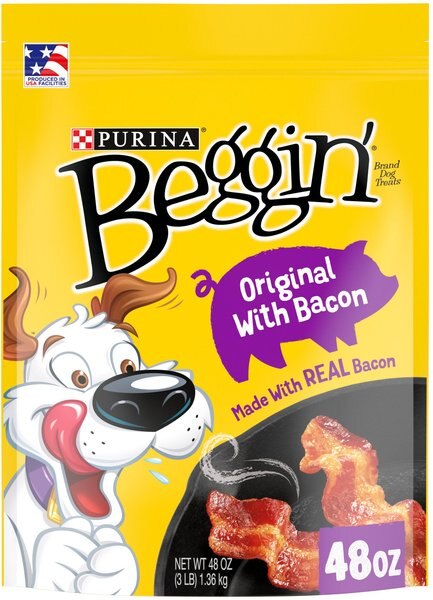 Purina Beggin' Strips Original with Bacon Dog Treats, 48-oz bag slide 1 of 9