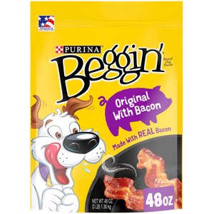 Purina Beggin' Strips Original with Bacon Flavored Dog Treats, 48-oz bag