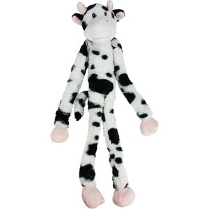 Multipet Swingin' Slevin Oversized Spotted Cow Squeaky Plush Dog Toy, XX-Large