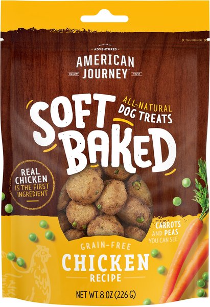 American Journey Chicken Recipe Grain-Free Soft-Baked Dog Treats, 8-oz bag slide 1 of 8