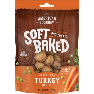 American Journey Turkey Recipe Grain-Free Soft-Baked Dog Treats, 8-oz bag