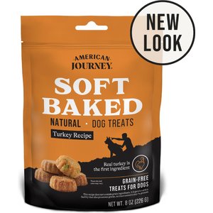 American Journey Turkey Recipe Grain-Free Soft-Baked Dog Treats, 8-oz bag