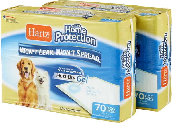 Hartz Home Protection Dog Pads Unscented 21 x 21 Inch - 50 ct pkg